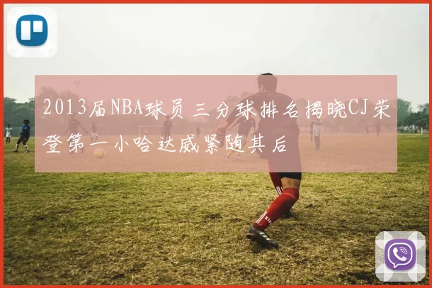 2013届NBA球员三分球排名揭晓CJ荣登第一小哈达威紧随其后
